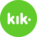 Circle,Kik,Messenger,Round icon